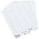Rexel Crystalfile Suspension File Card Inserts, White, Pack of 50