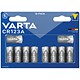 Varta Lithium Batteries CR123A/CR17345 3V Cylindrical, Pack of 10