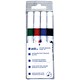 Assorted Whiteboard Markers Chisel Tip (Pack of 4)