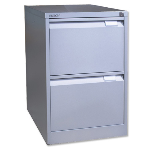 Two-drawer filing cabinet