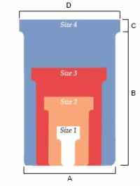 T-card sizes