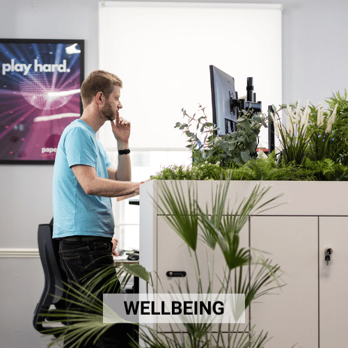 Wellbeing at work. Ergonomic furniture, accessories & more.