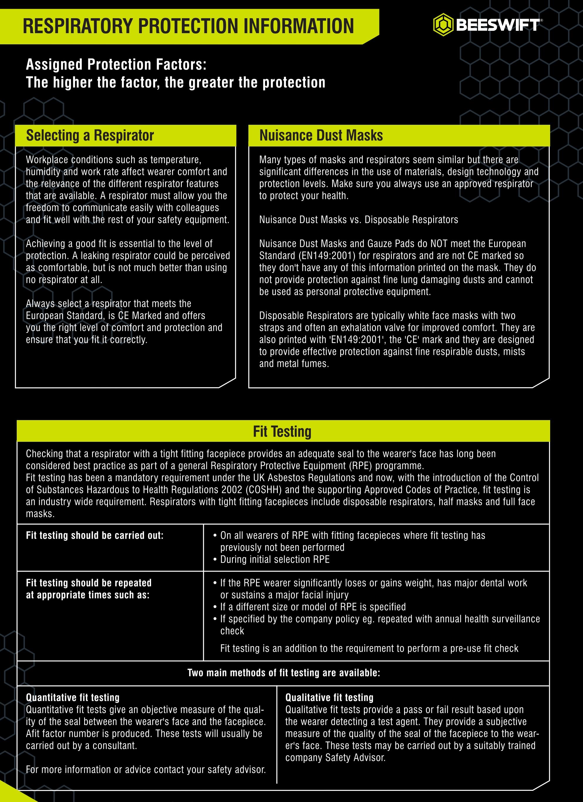 Respiratory Protection Information