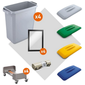 Durabin Simpler Recycling Bin Bundle