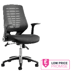 Relay Black Mesh Back Chair