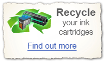 recycle your used ink cartridges and toner