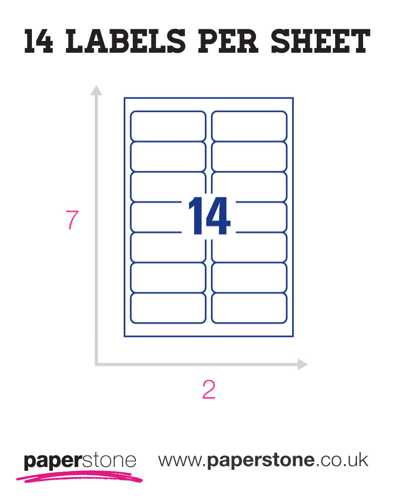 14 labels per sheet