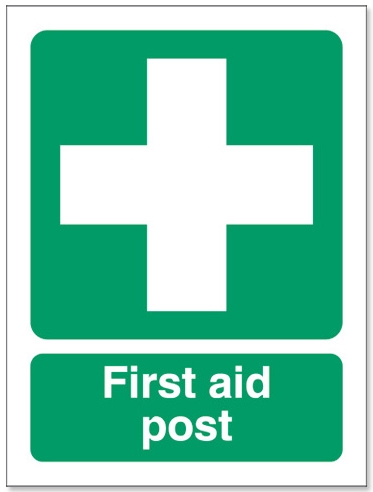 first aid sign